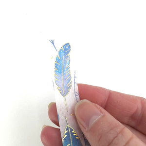 Feather Jellyfish Moon Deer Washi Paper Strips