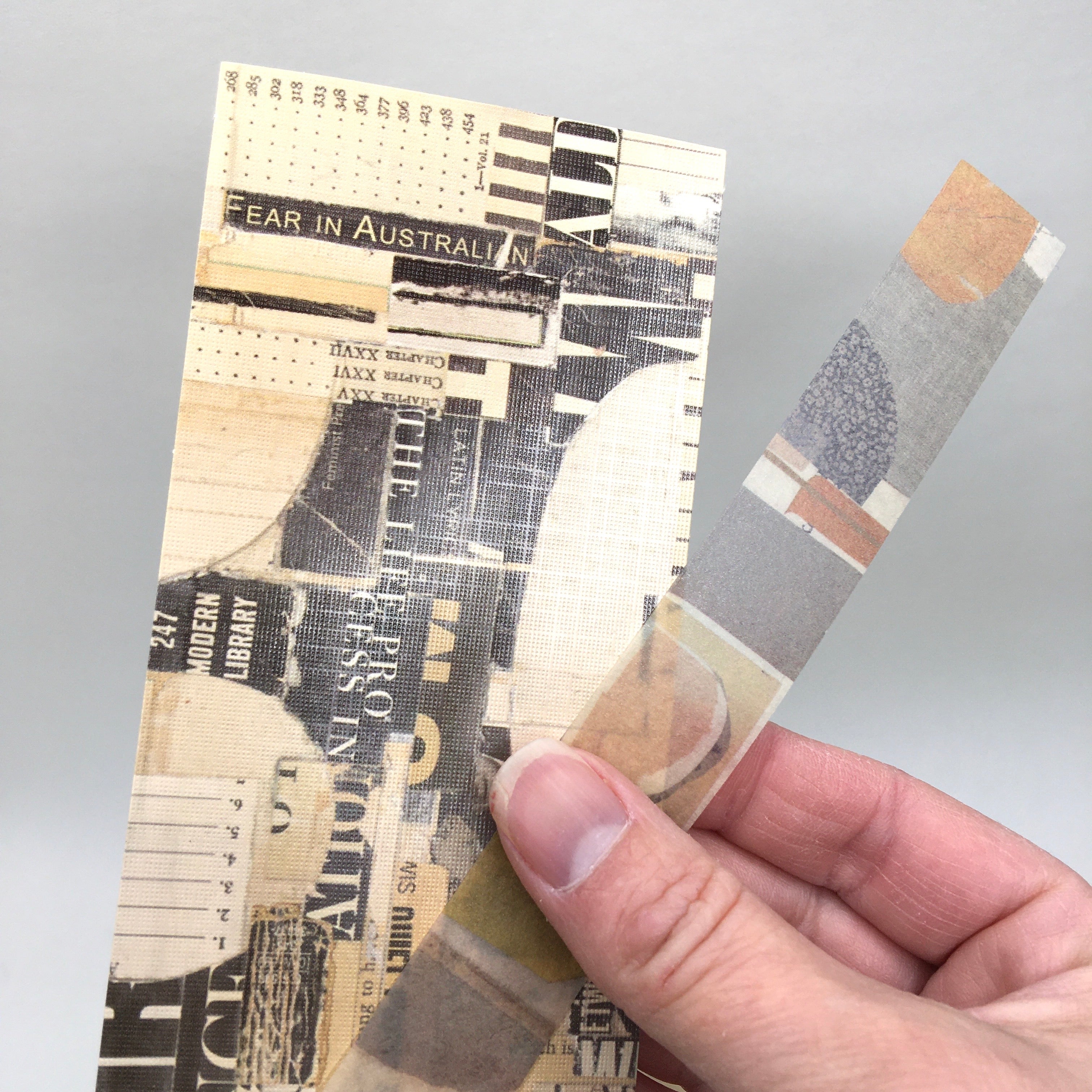 Collage Paper Washi Sticker Strips