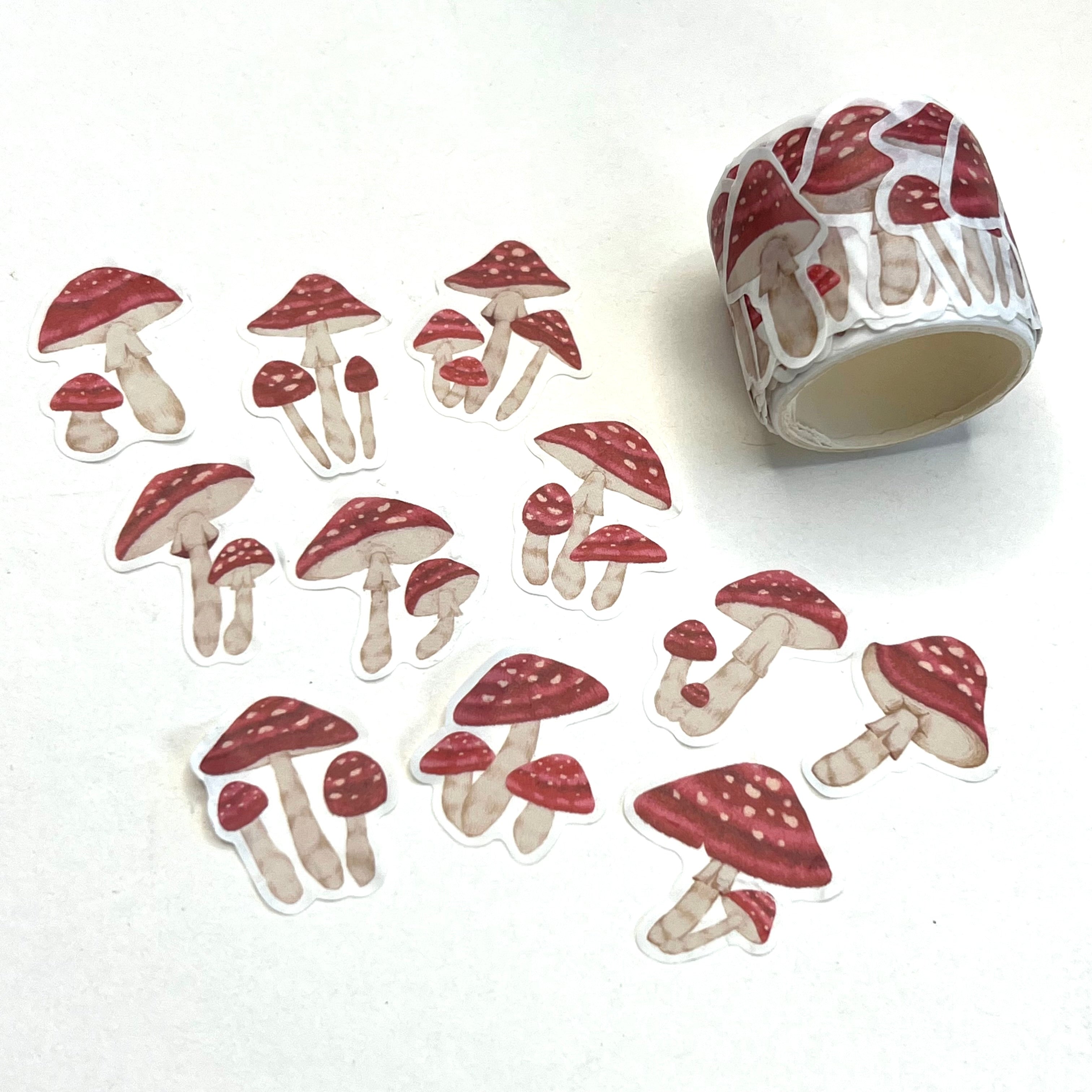 Mushroom Washi Sticker Roll