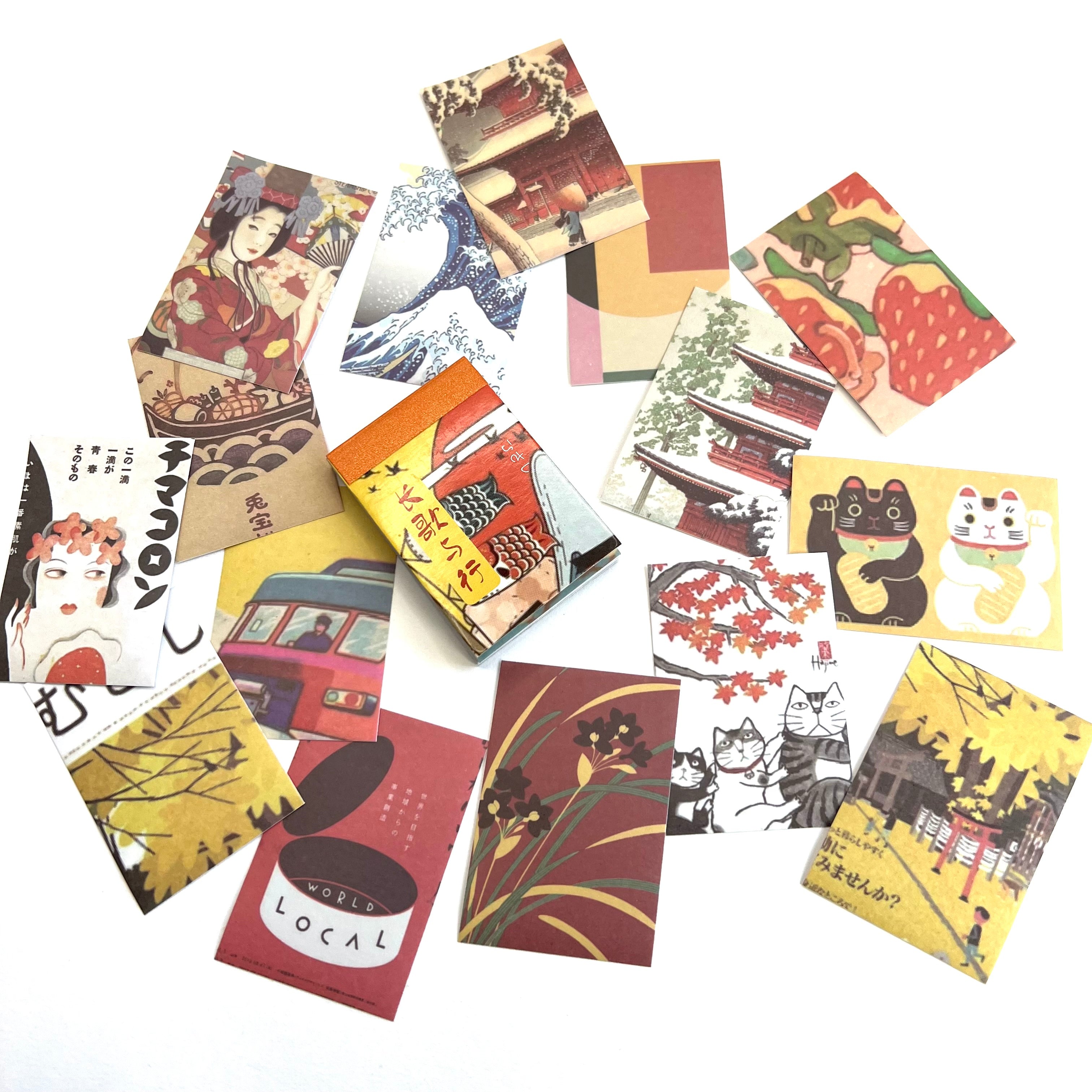 Retro Japanese Sticker Book